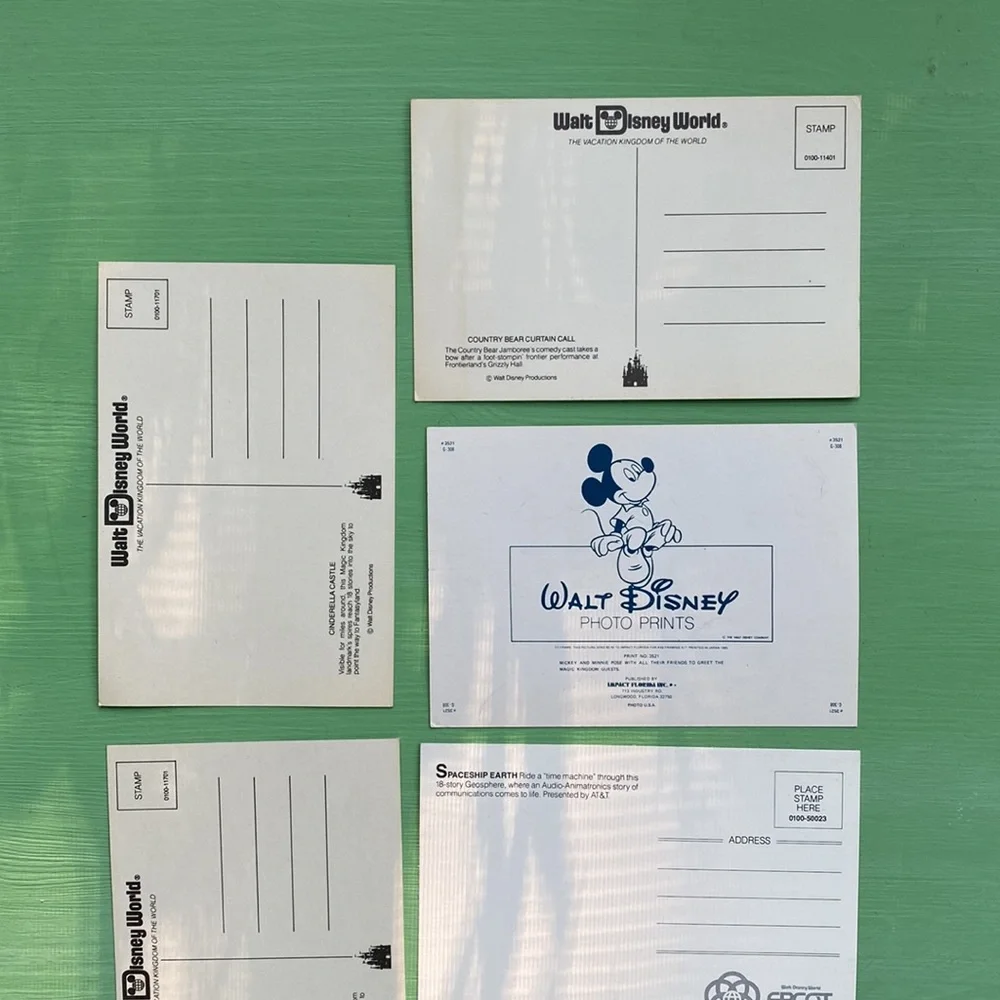 Vintage Walt Disney World Postcards - Picture 5 of 6